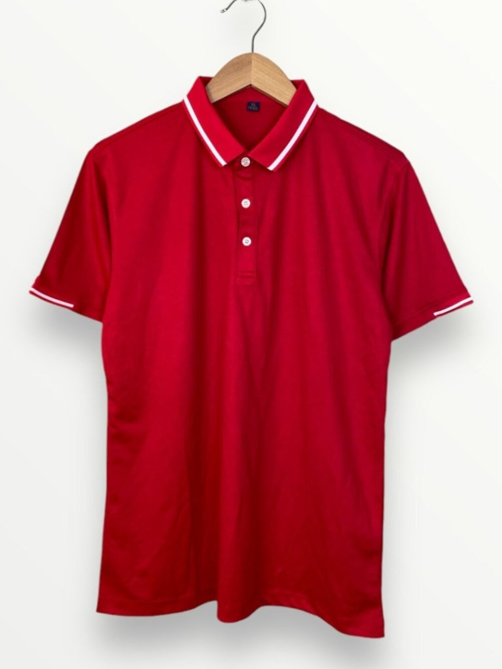Men’s XL Red Polo Shirt Short Sleeve